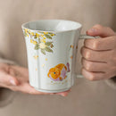 Axyaa Osmanthus Goldfish Song Lan Ceramic Coffee Teacup Office Water Bottle