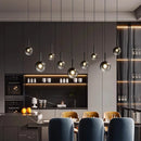 Axyaa Modern Pendant Light - Indoor LED Chandelier for Dining Room and Living Room