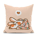 Axyaa Couple Car Decor Pillow Cover Set for Sofa 4 Sizes - Express Your Style!