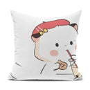 Axyaa Couple Car Decor Pillow Cover Set for Sofa 4 Sizes - Express Your Style!