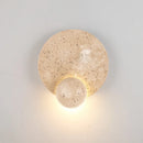 Axyaa Yellow Cave Stone LED Wall Lamp - Nordic Minimalist Living Room Sconce