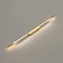 Axyaa Black Gold LED Wall Light for Stylish Living Room Decor