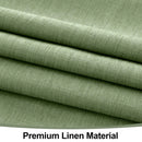 Axyaa Waterproof Faux Linen Tablecloth for Kitchen Dining, Rectangle Table Cover