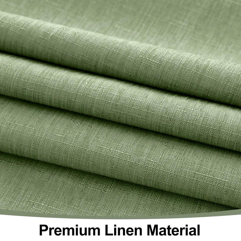 Axyaa Waterproof Faux Linen Tablecloth for Kitchen Dining, Rectangle Table Cover