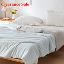Axyaa Summer Cool Quilt | Waffle Foam Soybean Thin Quilt | Machine Washable & Airy