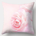 Axyaa Spring Flowers Landscape Cushion Cover 45x45cm - Decorative Pillow Case for Sofa and Bed