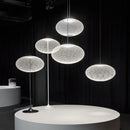Axyaa Iron Mesh Cage Chandelier Black & White LED Pendent Lamp for Home & Restaurant