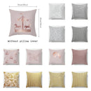 Axyaa Gold Geometric Flow Elements Pillow Case Cover Home Decor Accessories