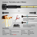 Axyaa Skyline Steel Linear LED Wall Light