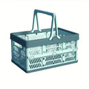 Axyaa Large Capacity Foldable Storage Basket with Handle for Outdoor Picnics