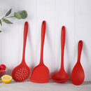 Silicone Kitchen Utensils Set, Spatula, Non Stick Pot, Leaking Spoon, Axyaa Accessories