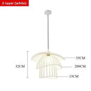 Axyaa Nordic Art Wrought Iron Pendant Light - Modern Minimalist Living Room Lighting