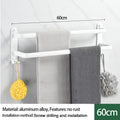 Axyaa Wall-mounted Triple-layer Towel Holder for Bathroom Storage