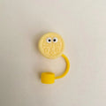 Axyaa Biscuit Silicone Straw Cap for Stanley Water Cups, Large Diameter Reusable Dustproof Plug