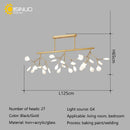 Axyaa Nordic Firefly Chandelier Black Gold Ceiling Lighting for Home, Dining, Stores