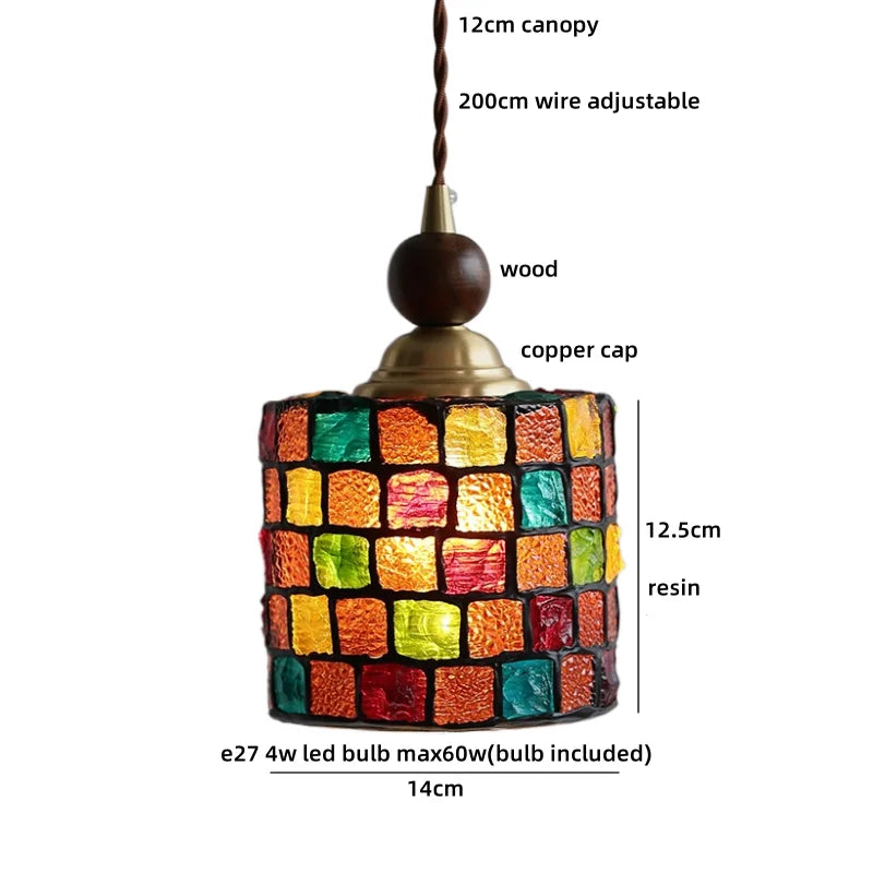 Axyaa Clear Glass LED Pendant Light - Nordic Modern Hanging Lamp