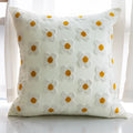 Axyaa Nordic Fresh Sofa Embroidery Pillow Cover Floral Decorative Pillowcase