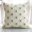 Axyaa Nordic Fresh Sofa Embroidery Pillow Cover Floral Decorative Pillowcase