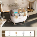 Axyaa Acrylic Lipstick Holder Organizer with Lid: Clear Makeup Display Stand Container