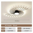 Axyaa Spiral Art LED Ceiling Lamp for Modern Interior Decoration