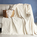 Bverionant Knitted Sofa Blanket with Tassel - Summer Air Conditioning Towel Bed Plaid