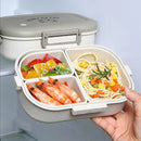 Axyaa 3-Compartment Bento Lunch Box: Leak-proof, Microwave Safe