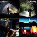 Axya Tactical Flashlight COB Light Bead - Waterproof, Adjustable Focus, Three Modes