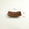 Axyaa Rattan Snacks Tray for Home Kitchen Storage and Serving