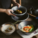 Axya™ Ramen Bowl: Japanese Ceramic Noodle Soup Rice Salad Tableware Bowl