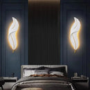 Axyaa Nordic Feather LED Wall Light for Stylish Home Decor