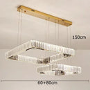 Axyaa Crystal Pendant Light Chandeliers for Modern Living and Dining Room Decor