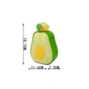 Axyaa Avocado Straw Water Bottle - Cute Creative Design for Kids Outdoor Sports