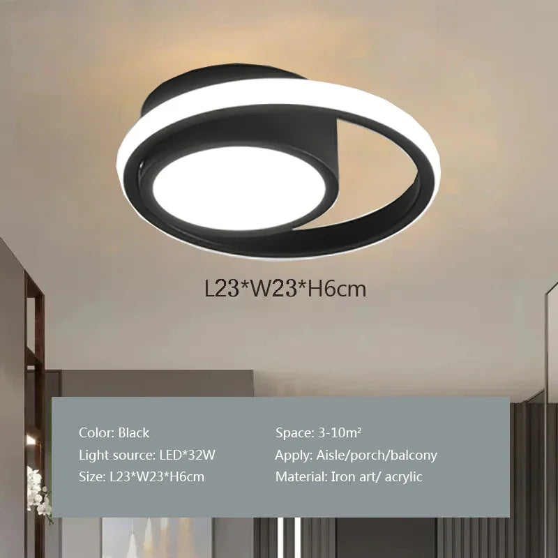 Axyaa 36W LED Ceiling Light for Bedroom, Balcony, Closet - Modern Home Indoor Lighting Fixtures