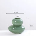 Axyaa Geometric Glass Vase for Flower Arrangement and Home Decoration