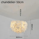 Axyaa Nordic Leaf Pendant Light: Minimalist Designer Feather Lamp for Bedroom, Living Room, or Clothing Store