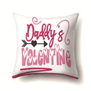Axyaa Nordic Heart Print Throw Pillow Cover 45x45cm Home Sofa Decor