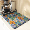 Axyaa Stripe Pattern Kitchen Drying Mat - Coasters, Placemat
