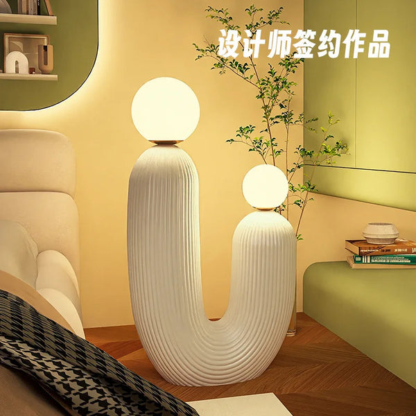Axya Cactus Floor Lamp: Modern Italian Design, Luxury LED Light for Home Decor