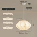 Axyaa Zen Nordic Silk Fabric LED Pendant Light Chandelier