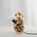 Axya Mini Monkey Desk Lamp: Nordic Resin Animal Light for Bedroom, Children's Room & Decor