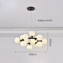 Axyaa Glass Bubble Ball Nordic Luxury Chandelier