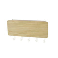 Bamboo Key Hanger Holder Wall Organizer Key Rack Hooks Coat Hanger by Axyaa
