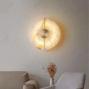 Axyaa Copper Marble Wall Lamp LED Bedroom Light Luxury Atmosphere Lighting