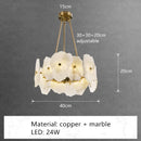 Axyaa Copper Marble Pendant Light - Versatile and Luxurious Lighting Fixture