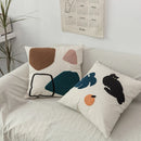 Axyaa Embroidered Cat Pillowcase for Sofa Home Decor and Living Room Cushions