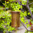 Axyaa Peacock Peony Solar Lantern: Outdoor Flower Garden Light, Waterproof, Auto On/Off.