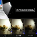 Axya Mini LED Lamp: Portable Touch Sensor Dimmable Light for Laptops, Camping, Night.