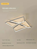 Axyaa Modern LED Ceiling Light Fixture for Living Room Bedroom Study - Nordic Design