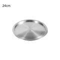 Axyaa Stainless Steel Drain Colander Basket for Round Rice Washing and Straining