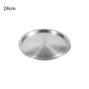 Axyaa Stainless Steel Drain Colander Basket for Round Rice Washing and Straining